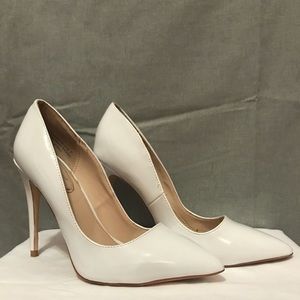 White 3” heels